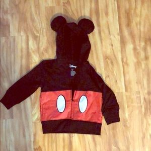 2T Mickey sweatshirt hoodie